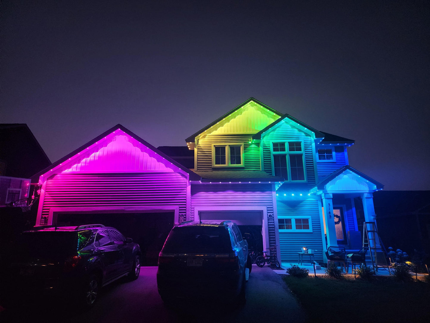 Glowora Intelligent LED Eaves Outdoor Waterproof RGB Colorful Decorative Light